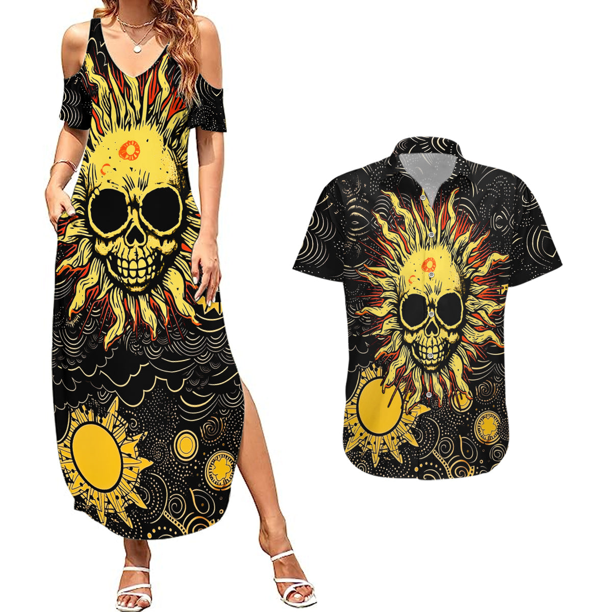 sun-skull-couples-matching-summer-maxi-dress-and-hawaiian-shirt-i-may-not-be-perfect-but-at-least-im-not-you