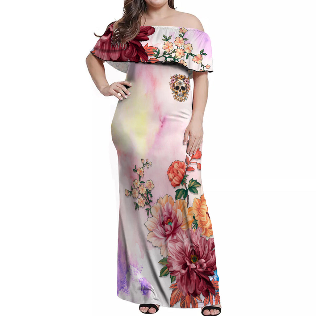 flower-skull-off-shoulder-maxi-dress-she-is-sunshine-mixed-with-a-little-hurricane