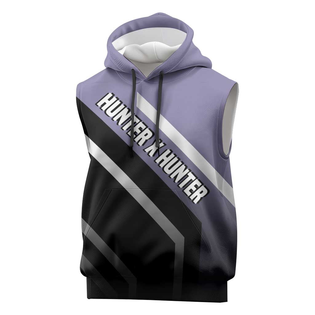 Killua Zoldyck Hunter x Hunter Sleeveless Hoodie with Electric Aura and Action Pose Design - The Mazicc