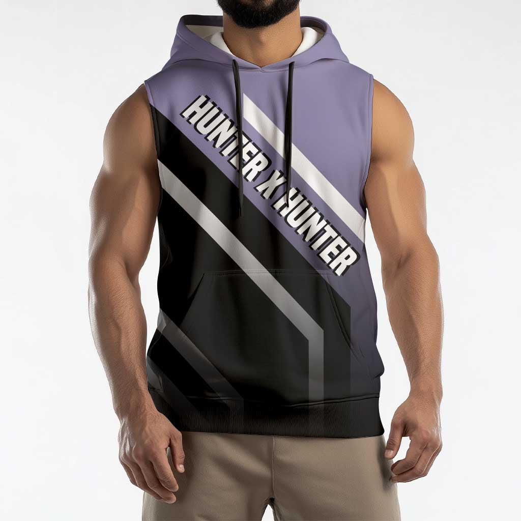 Killua Zoldyck Hunter x Hunter Sleeveless Hoodie with Electric Aura and Action Pose Design - The Mazicc