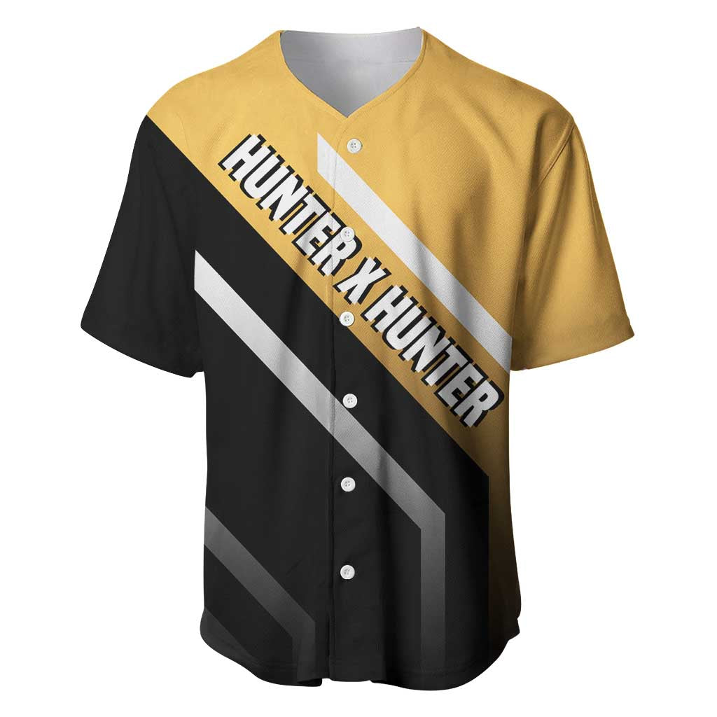 Kurapika Hunter x Hunter Baseball Jersey with Chain Weapon and Focused Battle Pose Design - The Mazicc