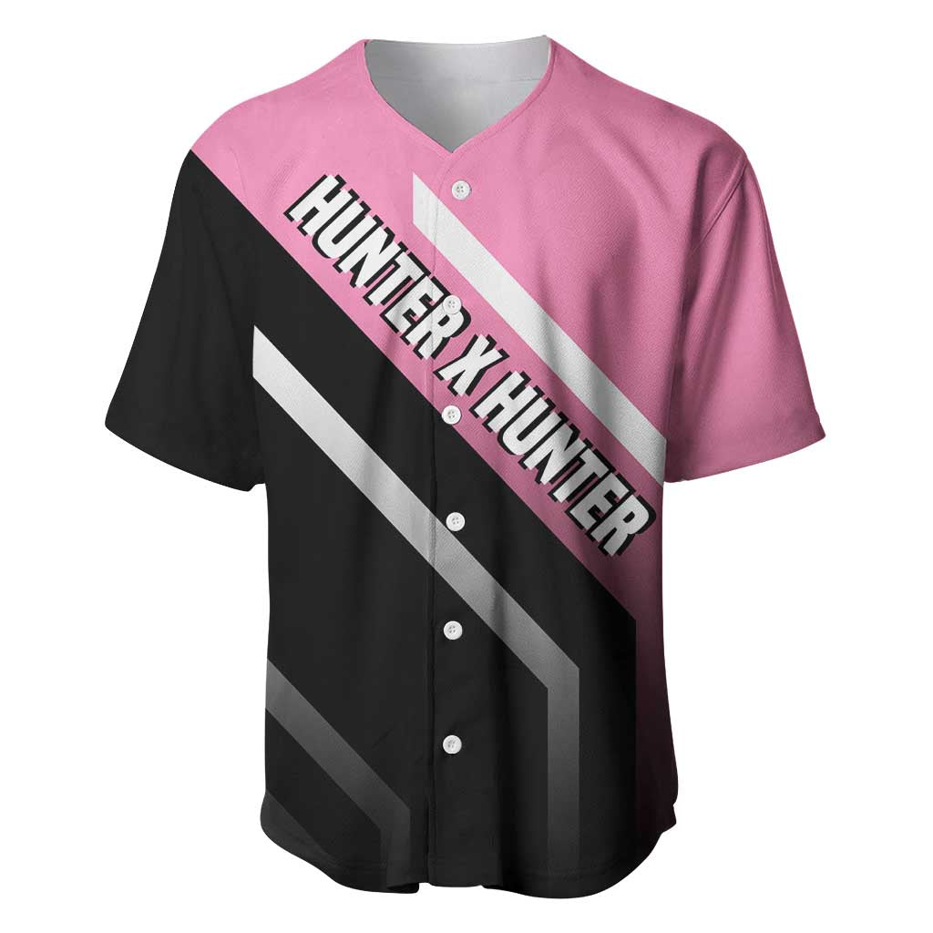 Hisoka Hunter x Hunter Baseball Jersey with Playing Cards and Cunning Battle Pose Design - The Mazicc
