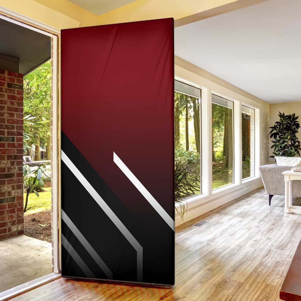 Monkey D. Luffy One Piece Door Cover with Straw Hat and Action-Packed Pose Design - The Mazicc
