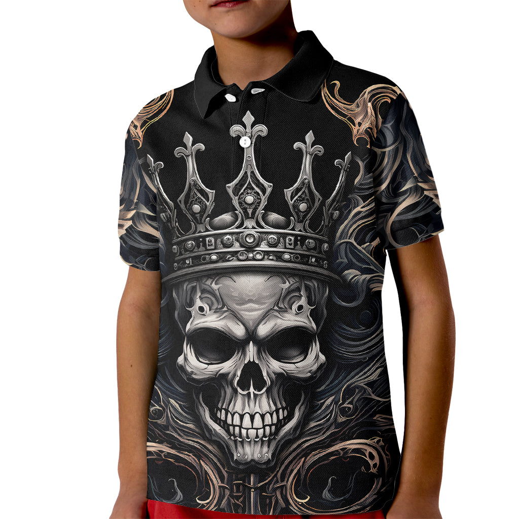 skull-fantasy-kid-polo-shirt-who-needs-inner-demons-when-you-are-the-demon
