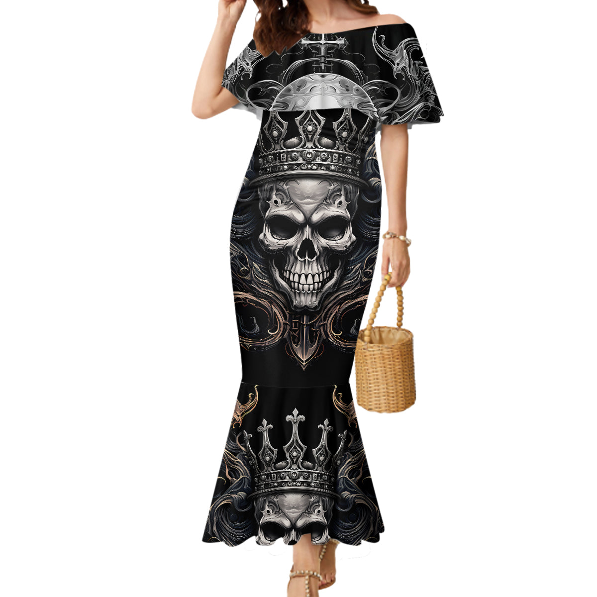 skull-fantasy-mermaid-dress-who-needs-inner-demons-when-you-are-the-demon