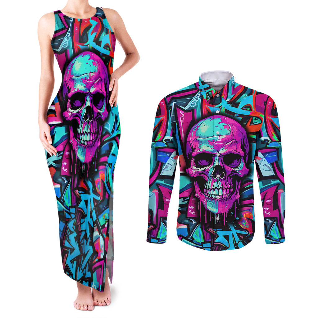 skull-grafity-couples-matching-tank-maxi-dress-and-long-sleeve-button-shirts-you-are-never-too-young-to-dream-big