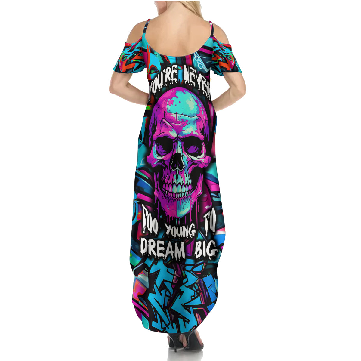 skull-grafity-summer-maxi-dress-you-are-never-too-young-to-dream-big