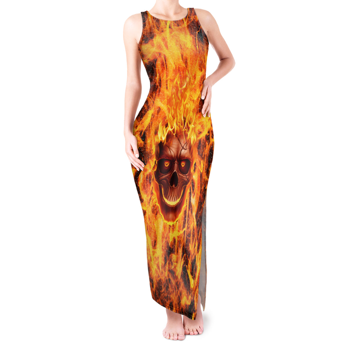three-skulls-flaming-tank-maxi-dress-high-on-fire