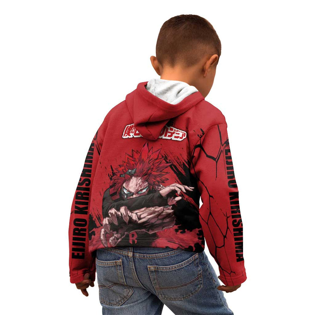Eijiro Kirishima - My Hero Academia Kid Hoodie Japan Anime Style