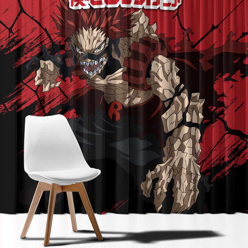 Eijiro Kirishima - My Hero Academia Window Curtain Japan Anime Style