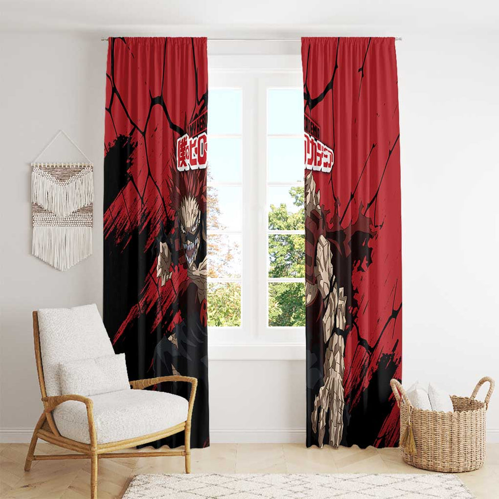 Eijiro Kirishima - My Hero Academia Window Curtain Japan Anime Style