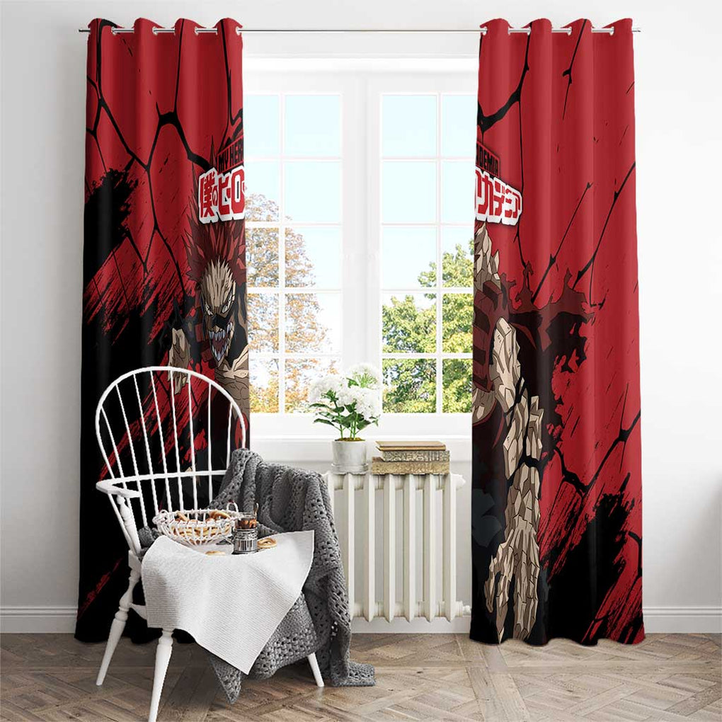 Eijiro Kirishima - My Hero Academia Window Curtain Japan Anime Style