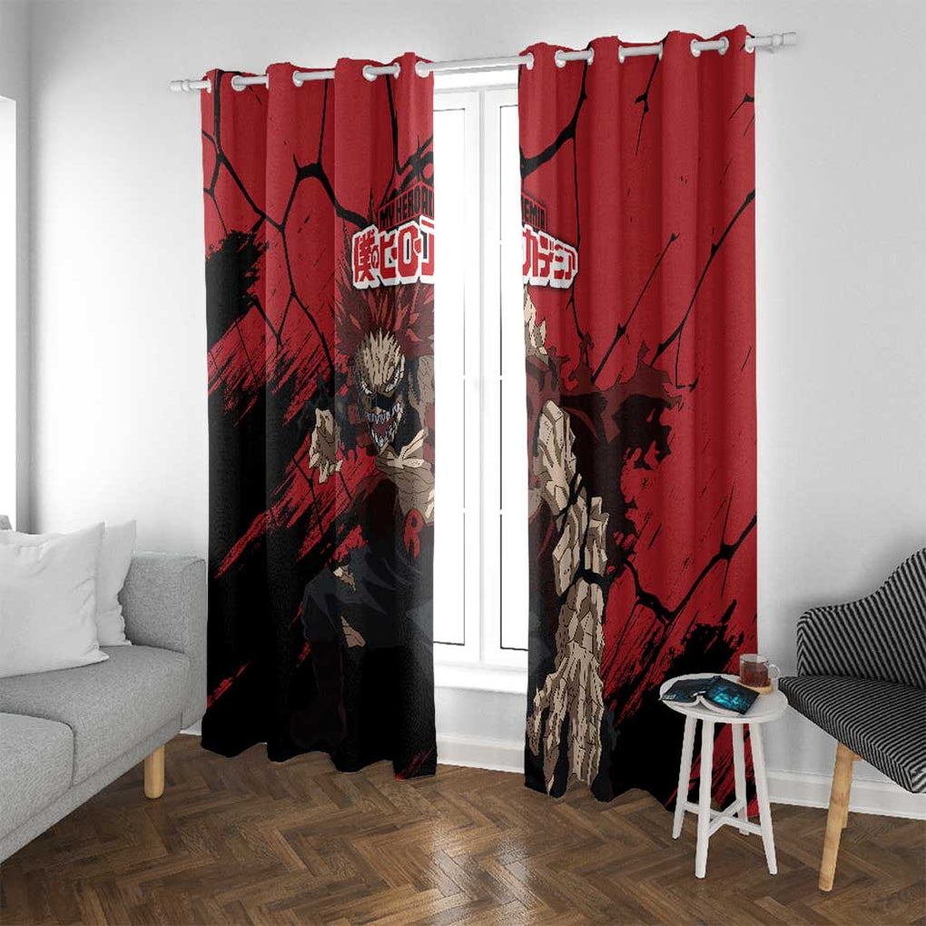 Eijiro Kirishima - My Hero Academia Window Curtain Japan Anime Style