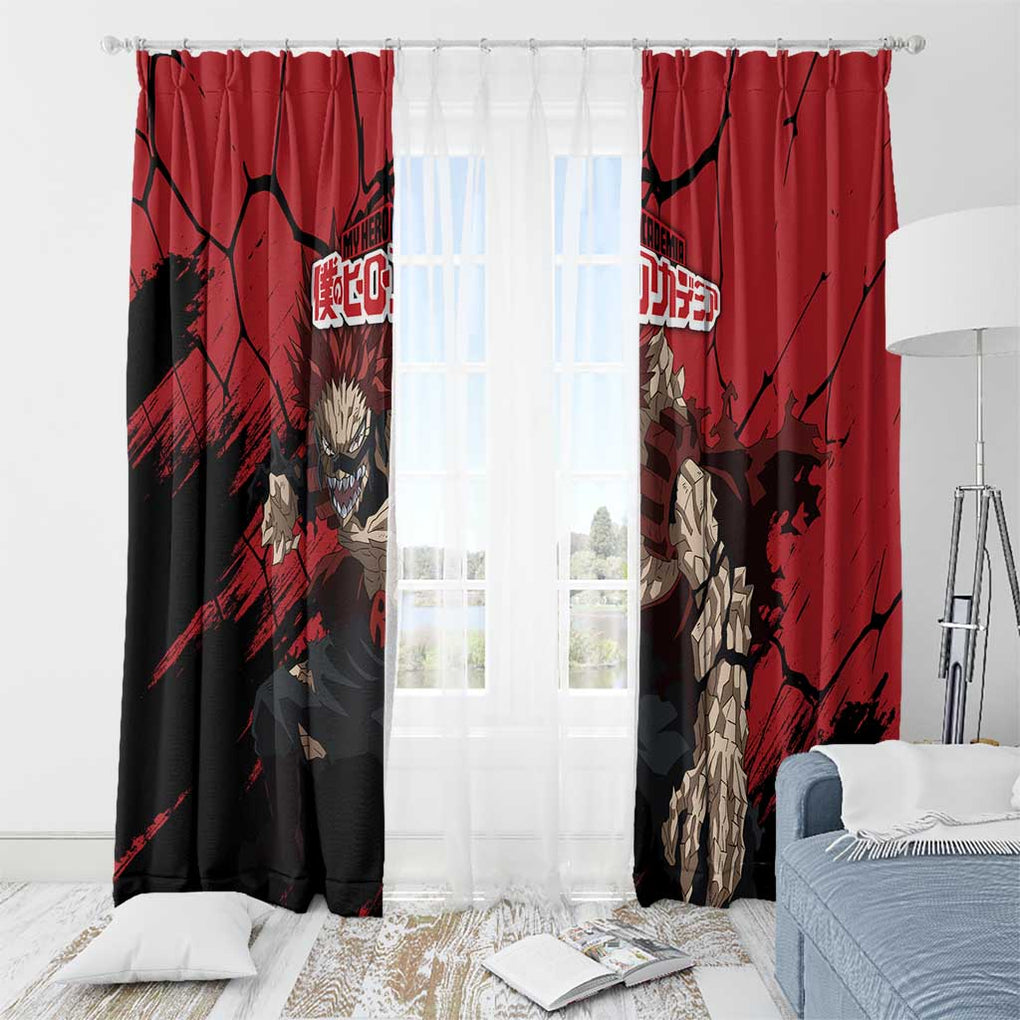Eijiro Kirishima - My Hero Academia Window Curtain Japan Anime Style