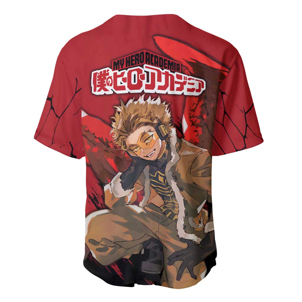 Hawks  - My Hero Academia Baseball Jersey Anime Style