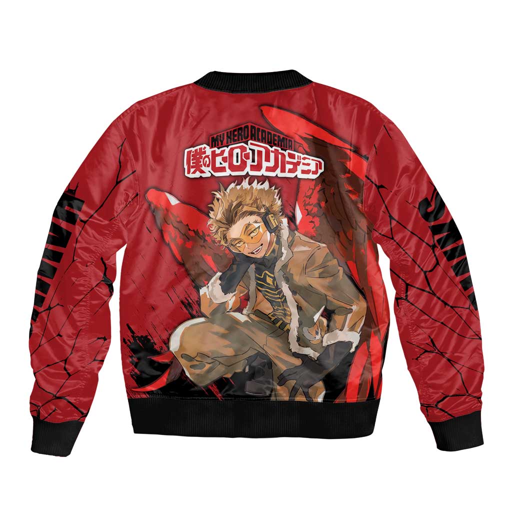Hawks  - My Hero Academia Bomber Jacket Anime Style