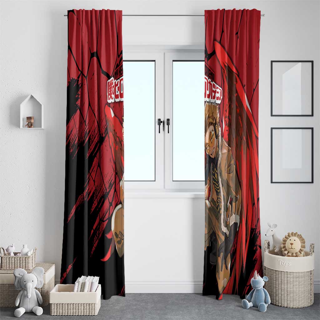 Hawks  - My Hero Academia Window Curtain Anime Style