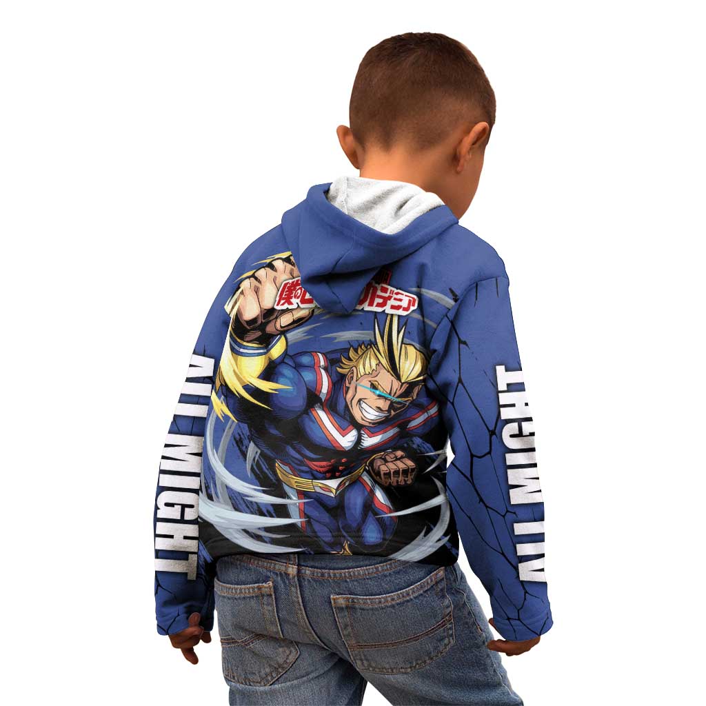 All Might - My Hero Academia Kid Hoodie Anime Style