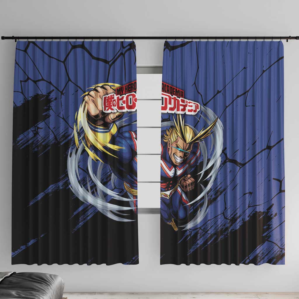 All Might - My Hero Academia Window Curtain Anime Style