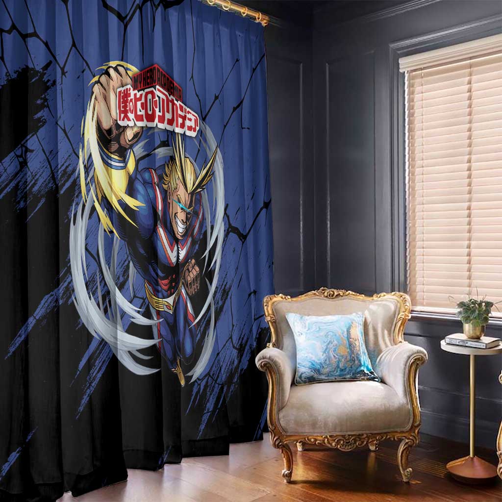 All Might - My Hero Academia Window Curtain Anime Style