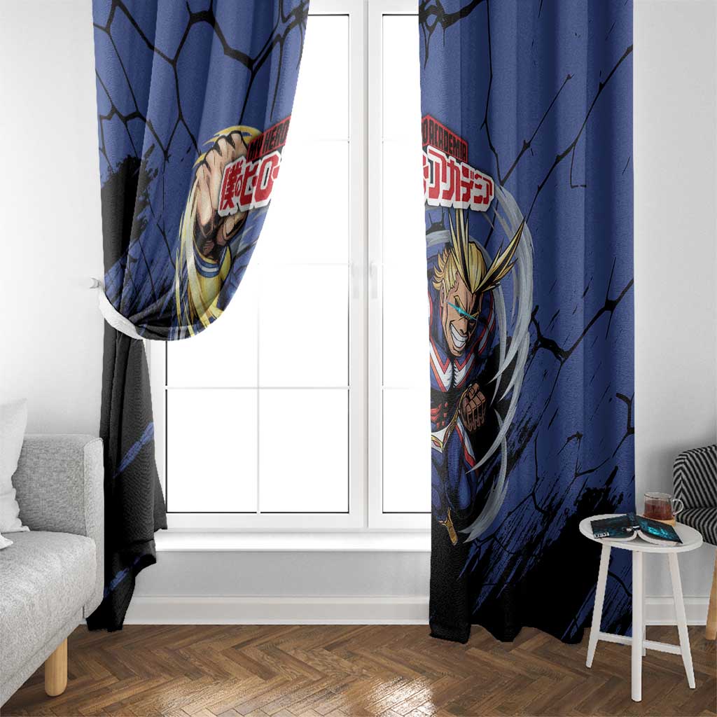 All Might - My Hero Academia Window Curtain Anime Style