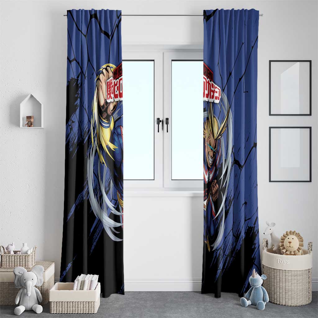 All Might - My Hero Academia Window Curtain Anime Style