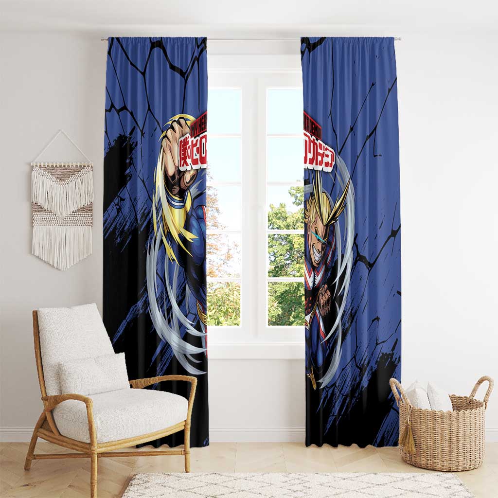 All Might - My Hero Academia Window Curtain Anime Style