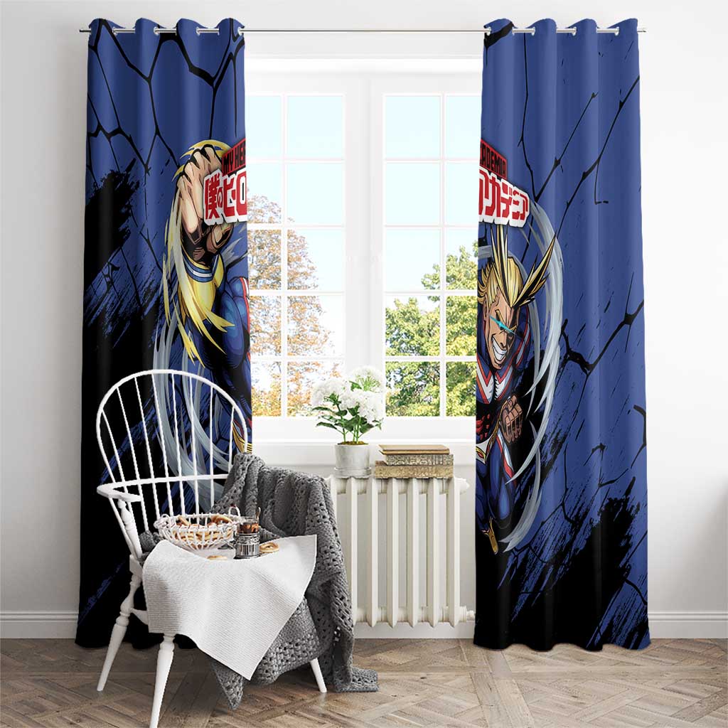 All Might - My Hero Academia Window Curtain Anime Style