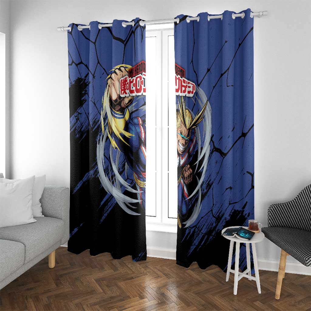 All Might - My Hero Academia Window Curtain Anime Style