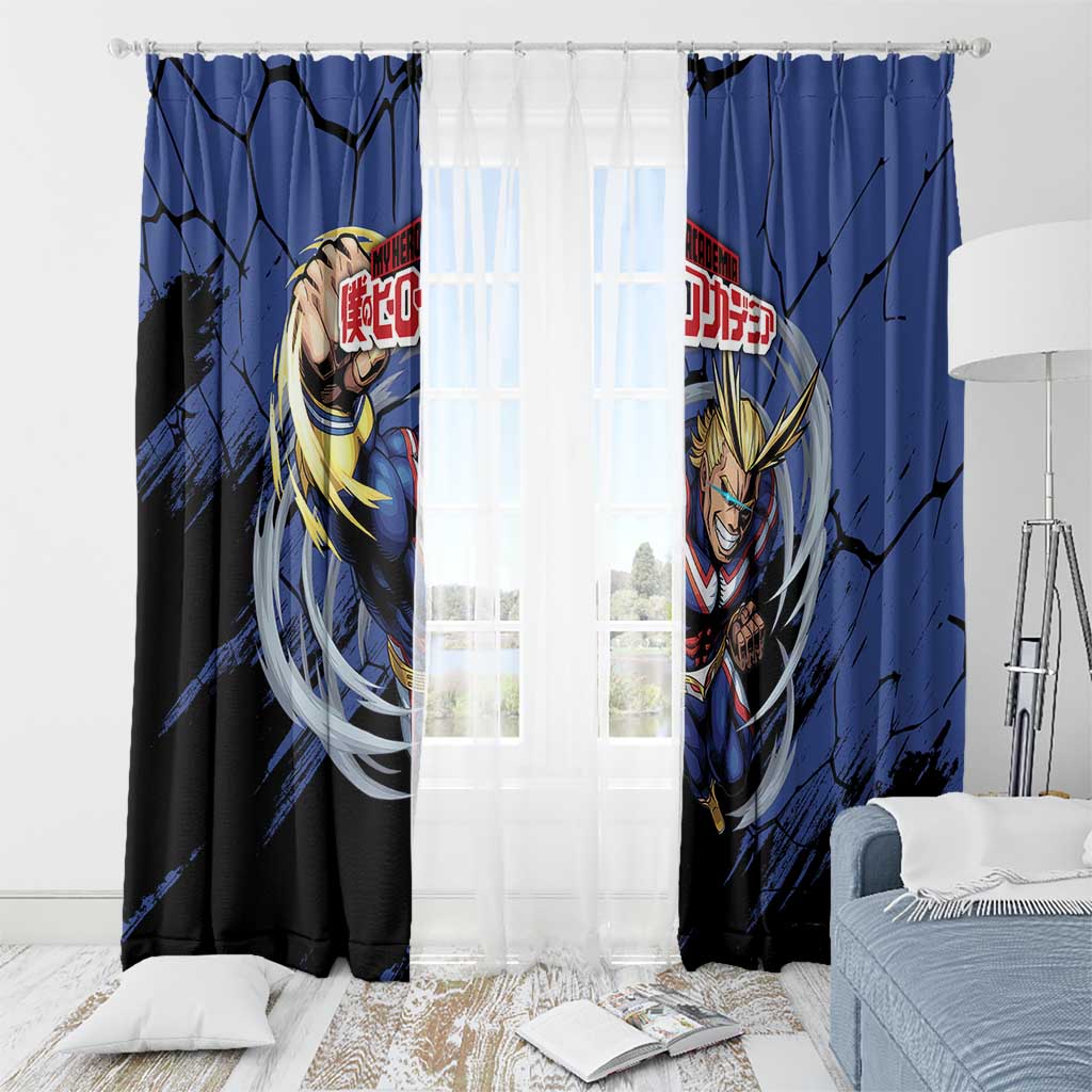 All Might - My Hero Academia Window Curtain Anime Style