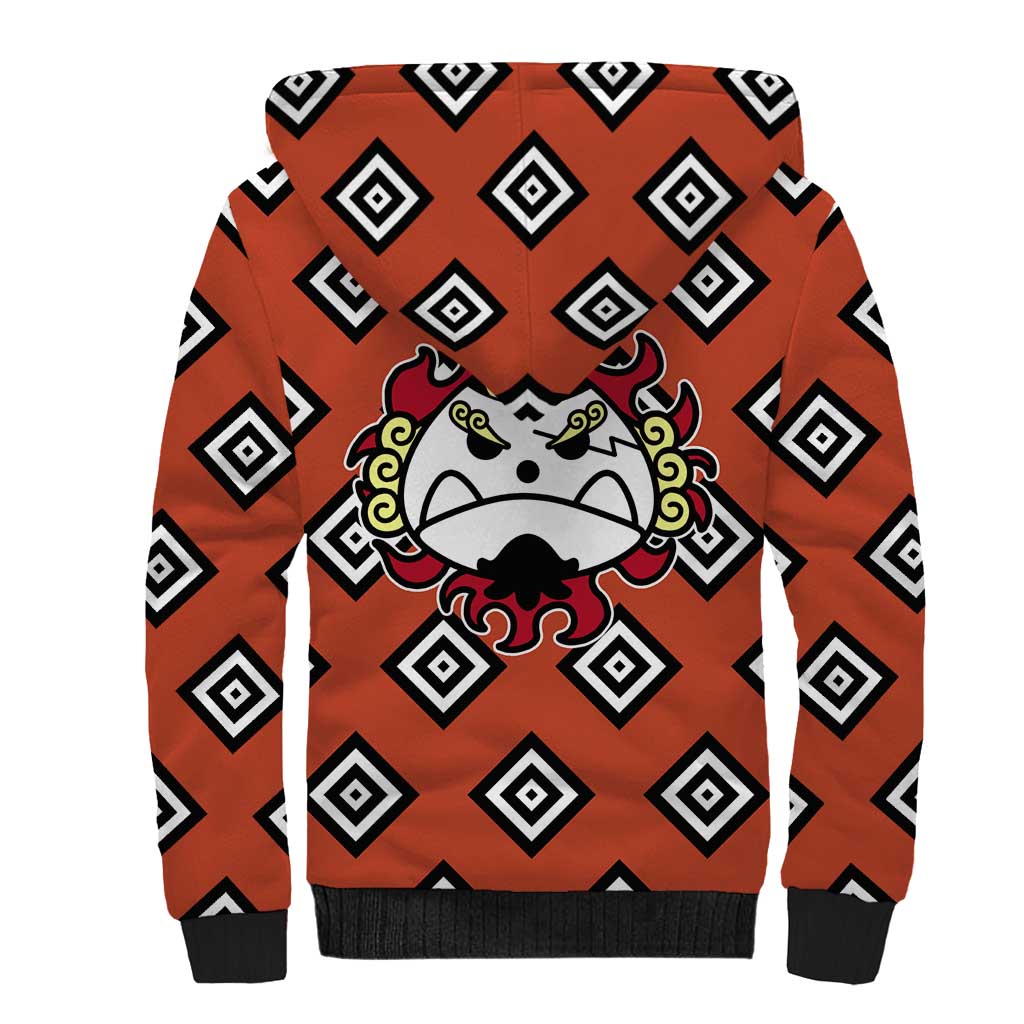 Jinbei - One Piece Sherpa Hoodie Anime Uniform Style