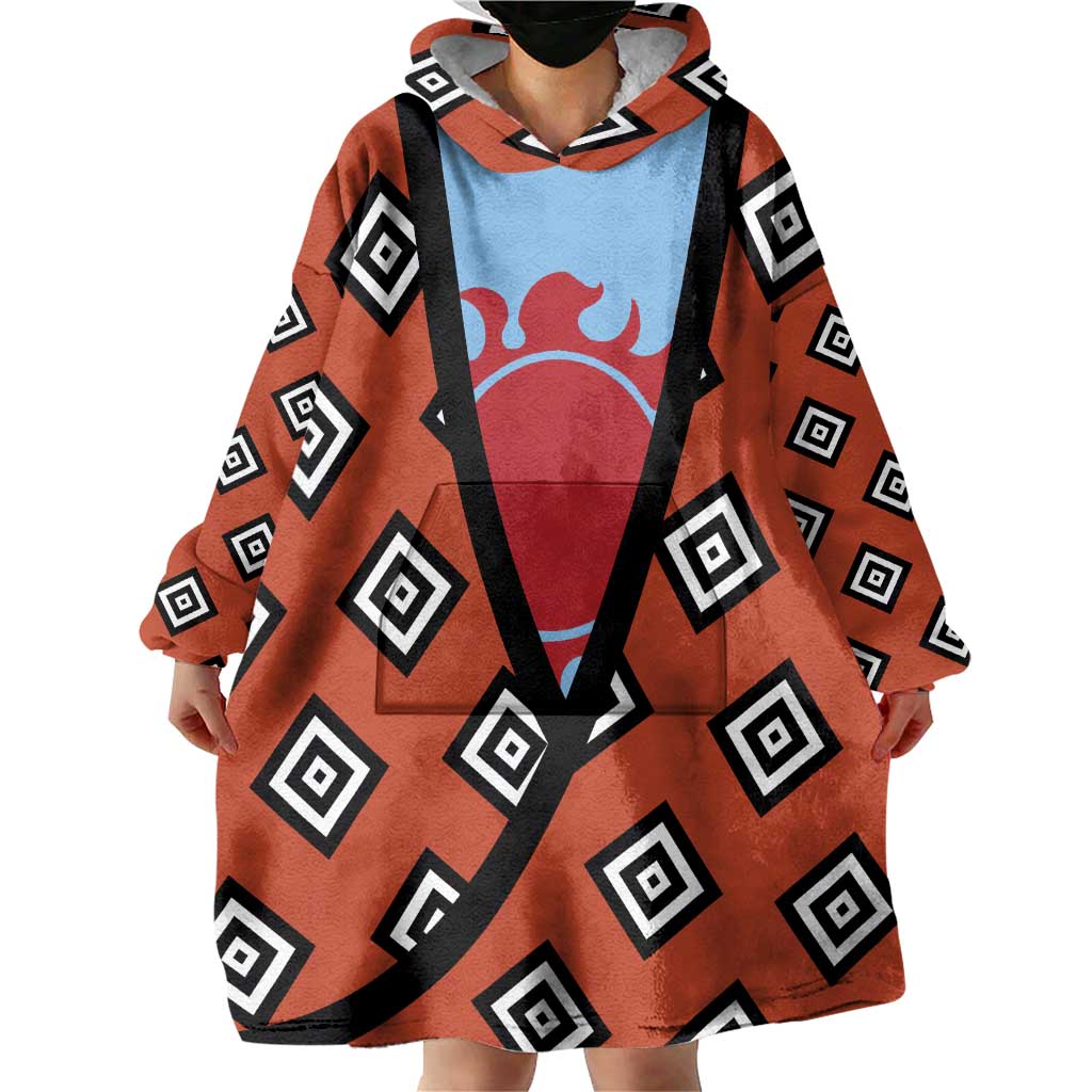 Jinbei - One Piece Wearable Blanket Hoodie Anime Uniform Style