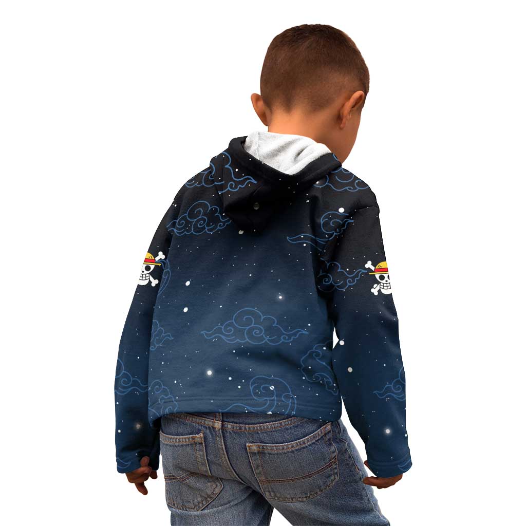 Luffy Gear 5 V2 One Piece Kid Hoodie Anime Style