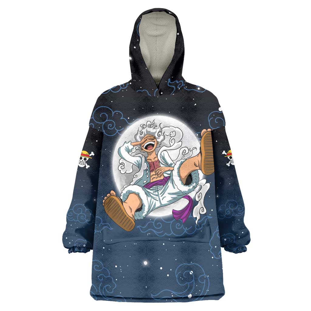 Luffy Gear 5 V2 One Piece Wearable Blanket Hoodie Anime Style