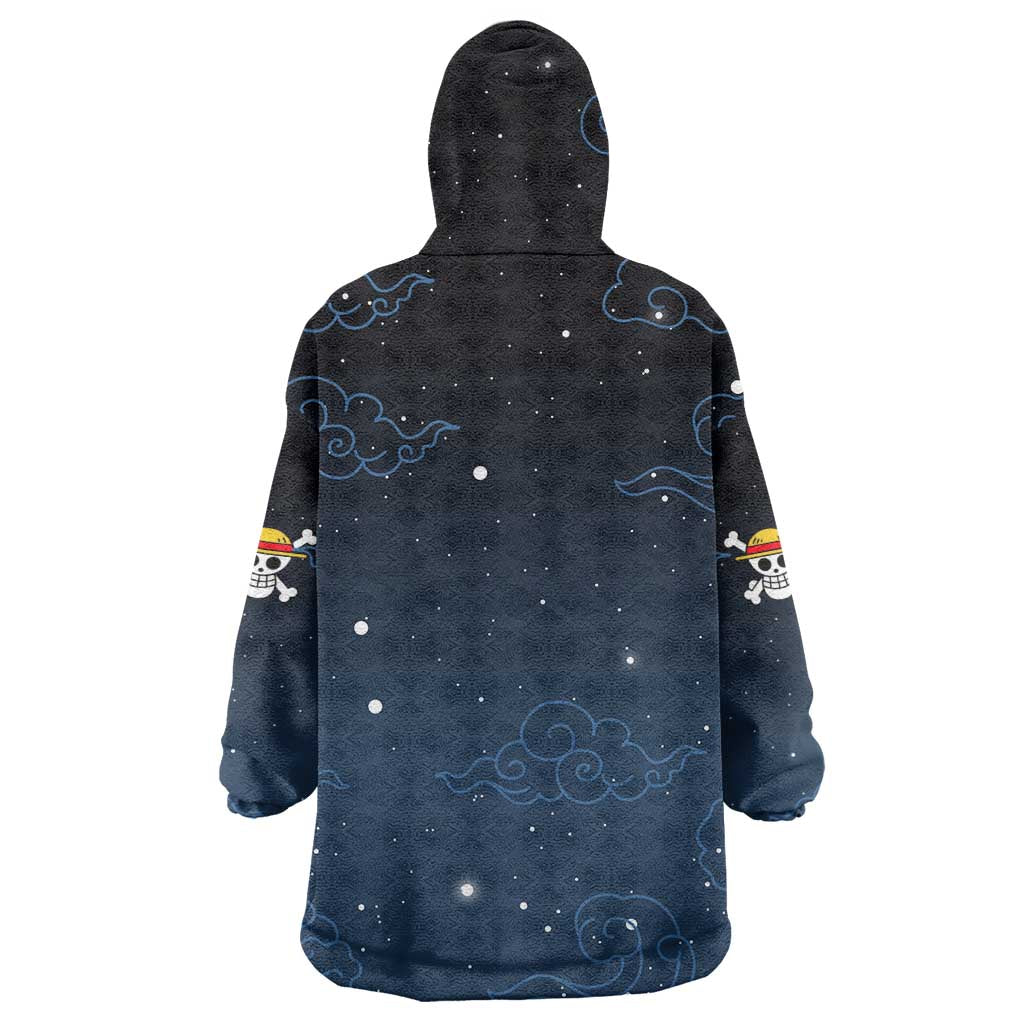 Luffy Gear 5 V2 One Piece Wearable Blanket Hoodie Anime Style