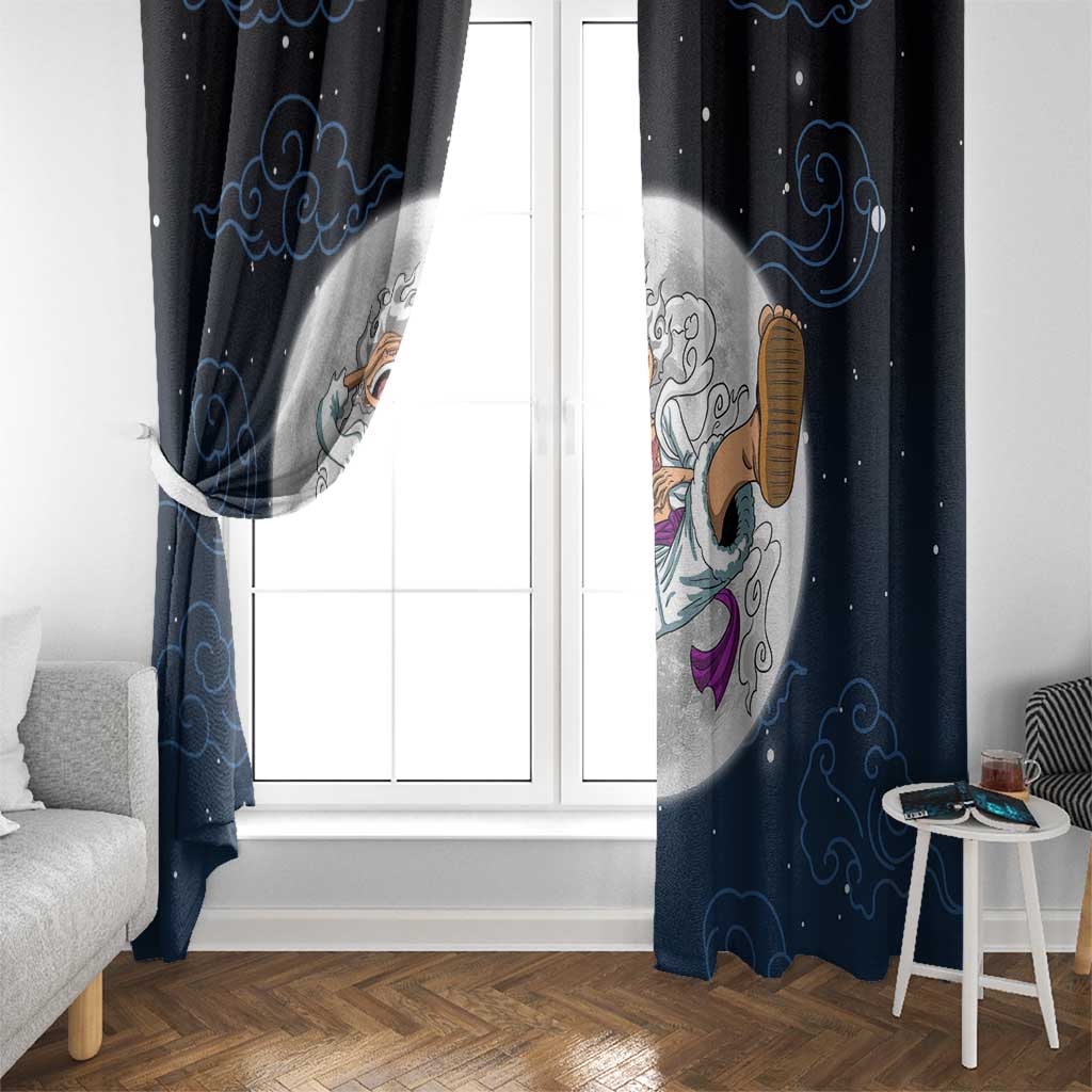 Luffy Gear 5 V2 One Piece Window Curtain Anime Style