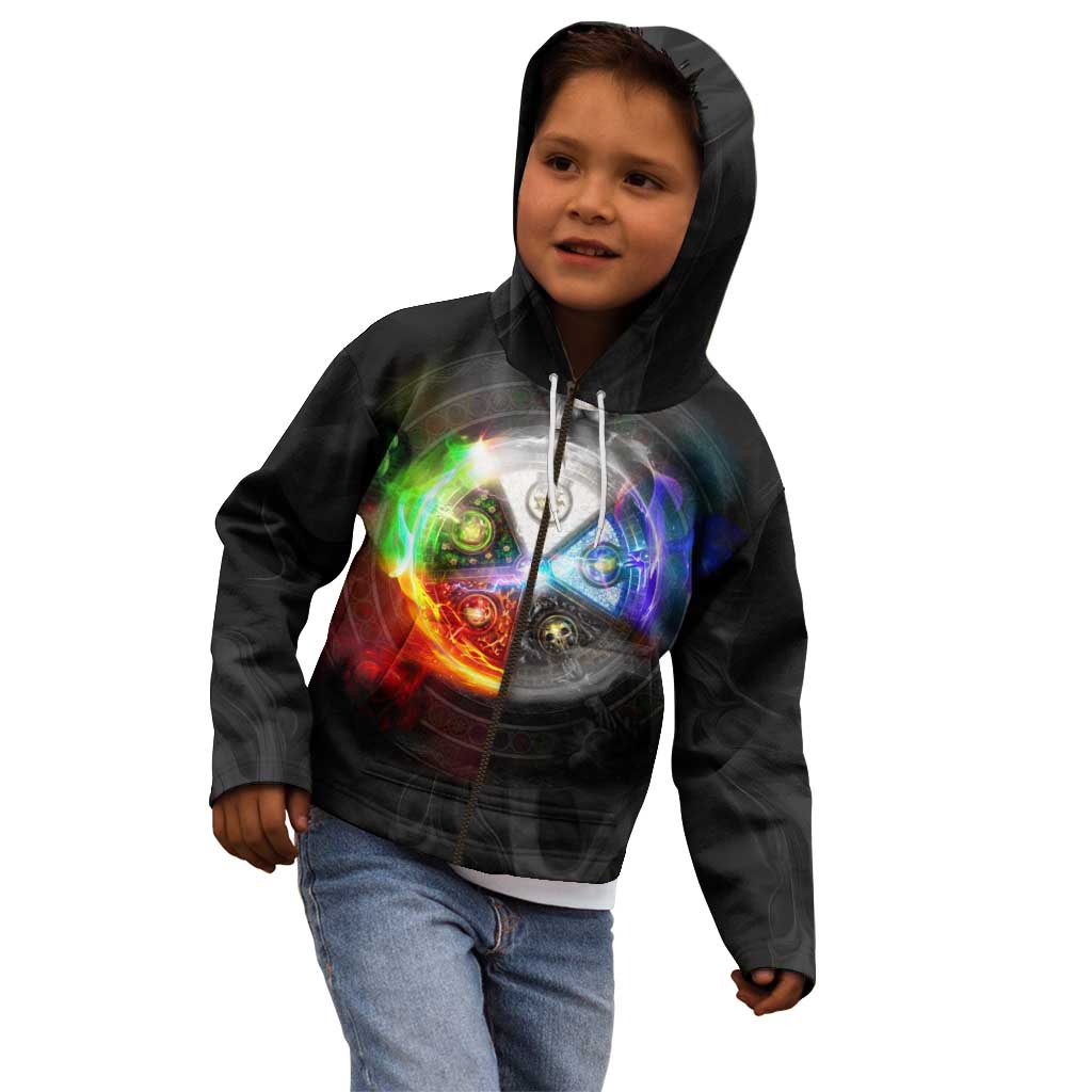 Elements of Magic the Gathering Kid Hoodie Anime Style