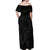 Elements of Magic the Gathering Off Shoulder Maxi Dress Anime Style