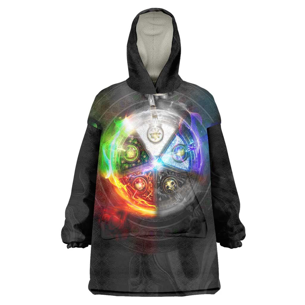 Elements of Magic the Gathering Wearable Blanket Hoodie Anime Style