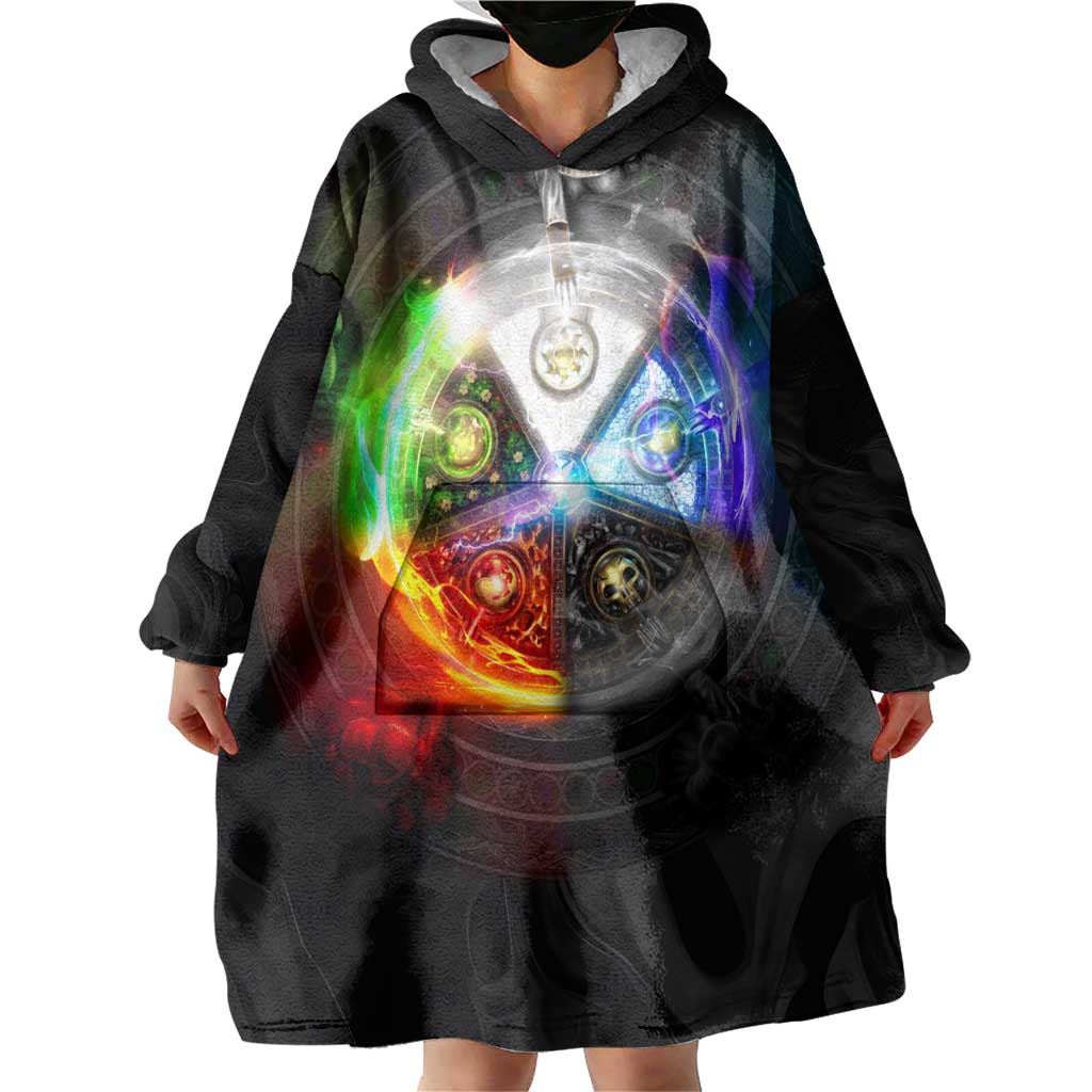 Elements of Magic the Gathering Wearable Blanket Hoodie Anime Style