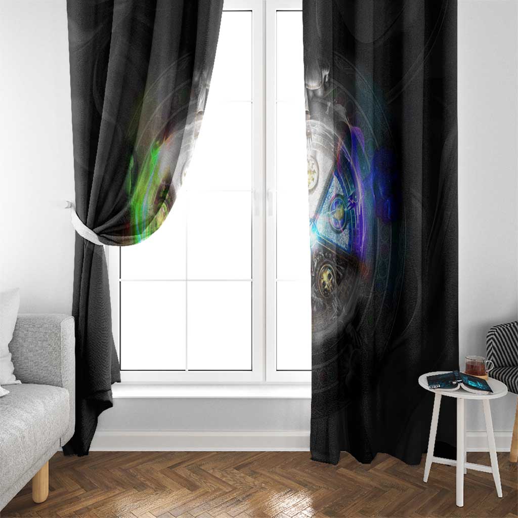 Elements of Magic the Gathering Window Curtain Anime Style
