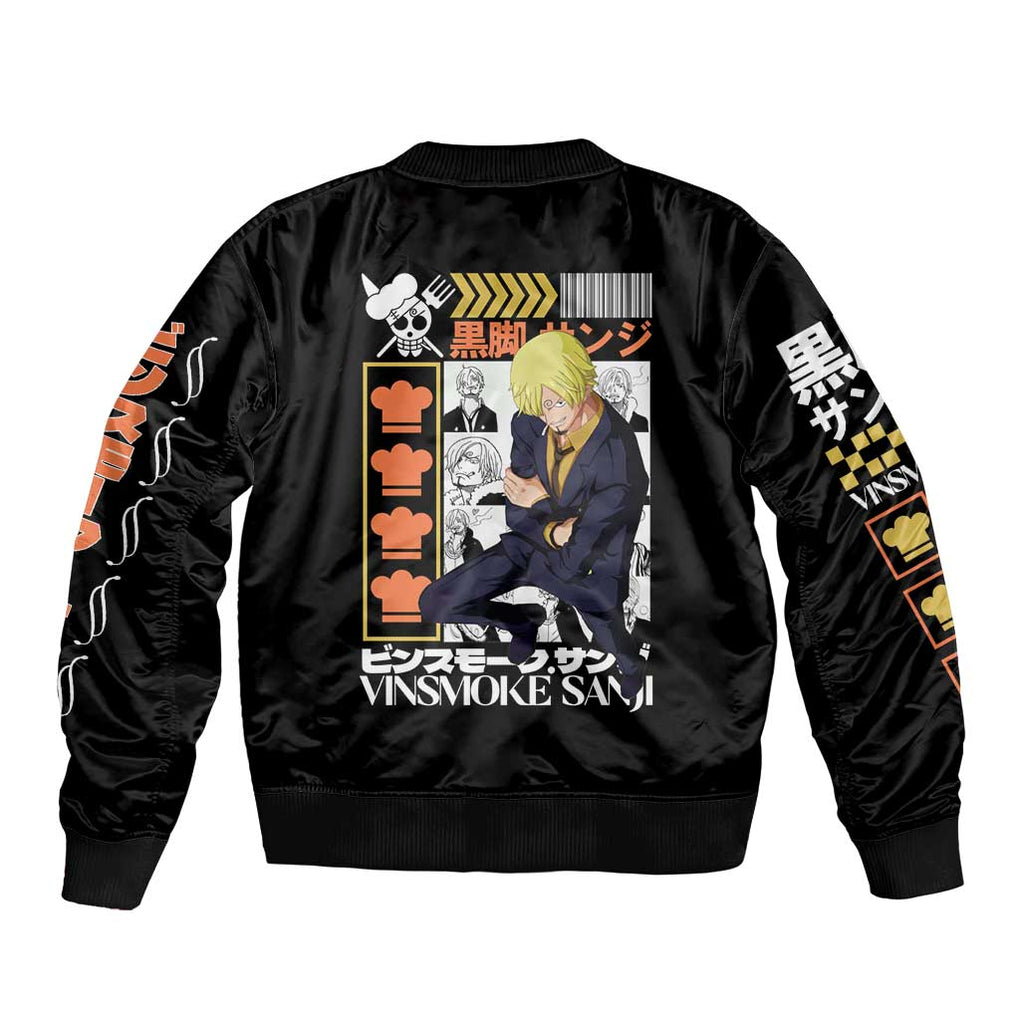Vinsmoke Sanji - Straw Hat Team - One Piece Bomber Jacket Anime Style