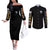 Vinsmoke Sanji - Straw Hat Team - One Piece Couples Matching Off The Shoulder Long Sleeve Dress and Long Sleeve Button Shirt Anime Style