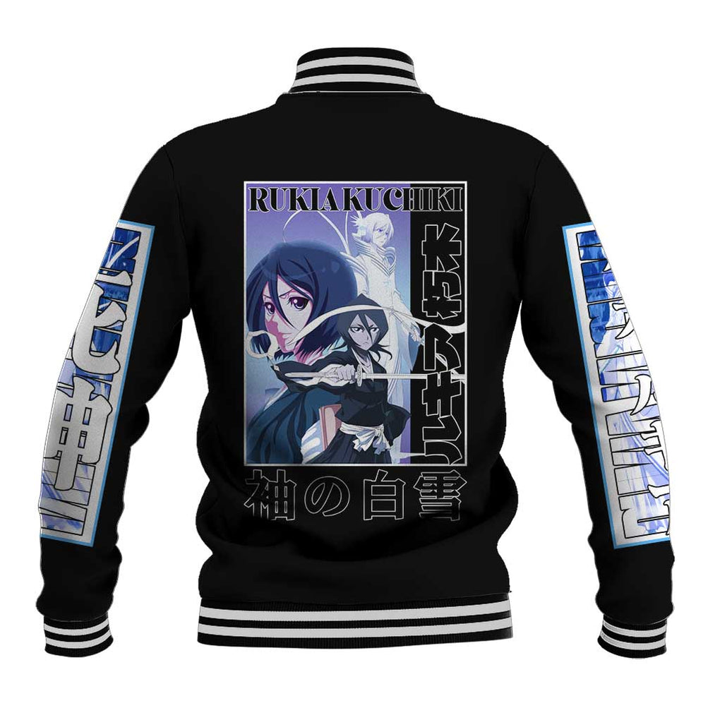 Rukia Kuchiki TYBWA Bleach Baseball Jacket Anime Style