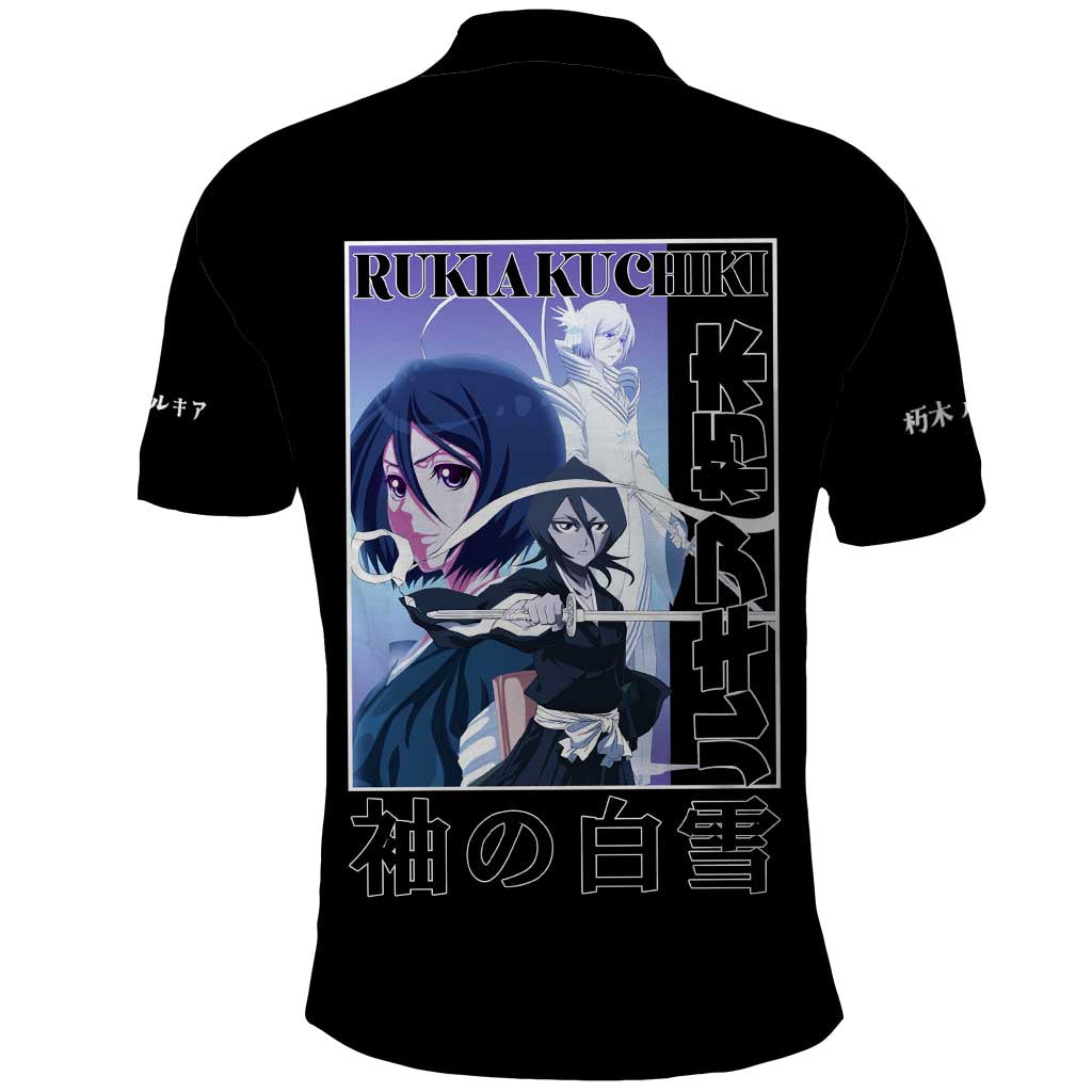 Rukia Kuchiki TYBWA Bleach Polo Shirt Anime Style