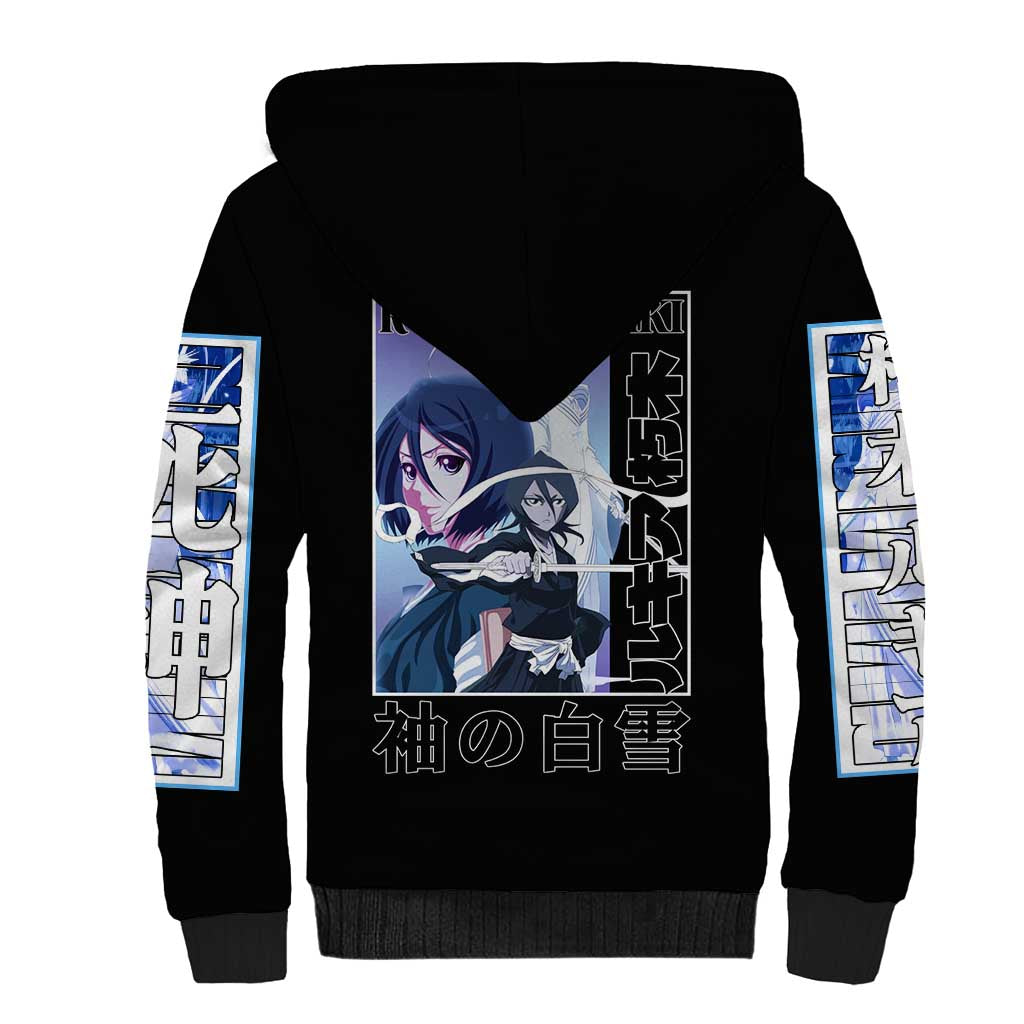 Rukia Kuchiki TYBWA Bleach Sherpa Hoodie Anime Style