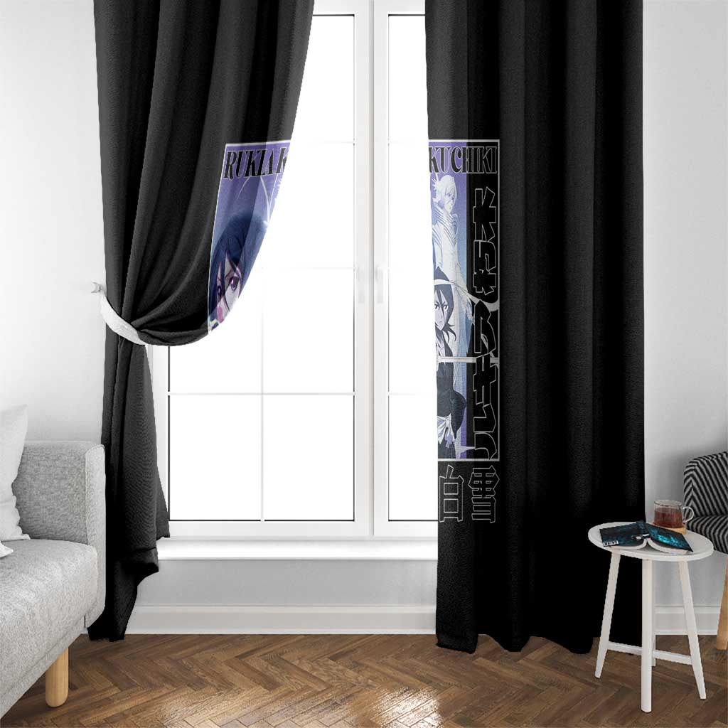 Rukia Kuchiki TYBWA Bleach Window Curtain Anime Style