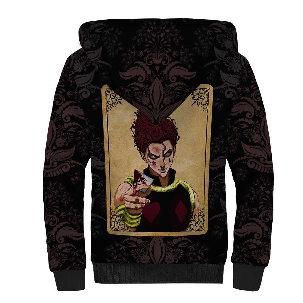 Hypnotic Eye Hisoka Hunter X Hunter Sherpa Hoodie Anime Style