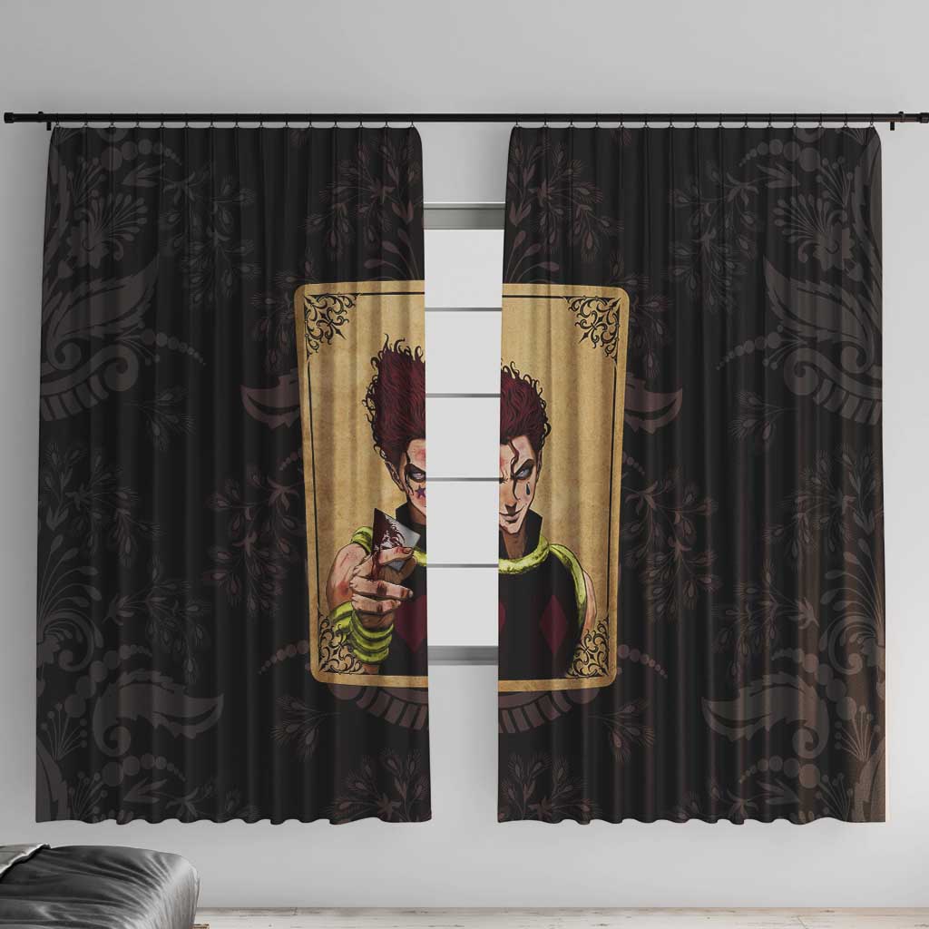 Hypnotic Eye Hisoka Hunter X Hunter Window Curtain Anime Style