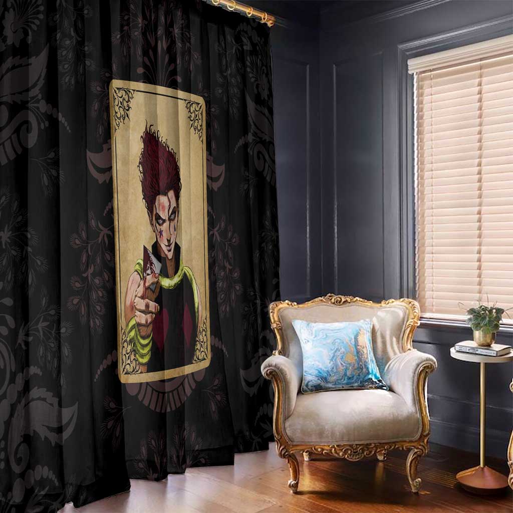 Hypnotic Eye Hisoka Hunter X Hunter Window Curtain Anime Style